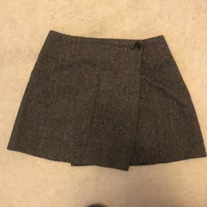 Herringbone Wrap Skirt